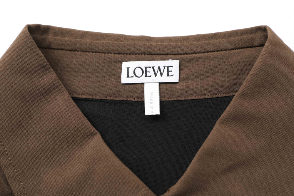 新品 LOEWE ロエベ シャツ ブロックシャツ マルチカラー ビスコース