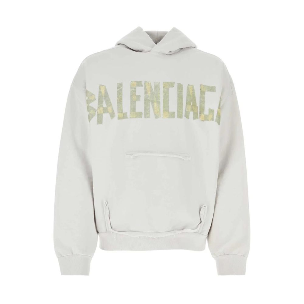 希少【BALENCIAGA】ロゴプリントフーディ BALENCIAGA - 希少 BALENCIAGA adidas 刺繍ロゴ フーディーの